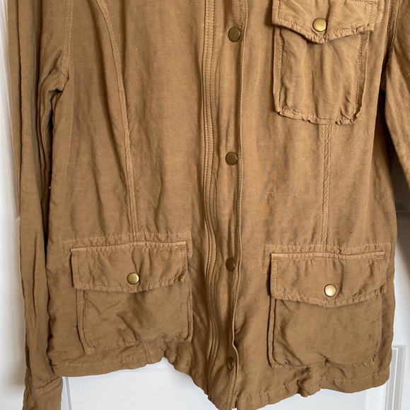 Lucky Brand Wildwood Linen Zip Jacket - Picture 4 of 12